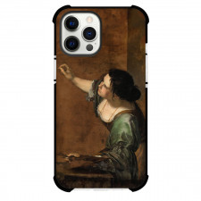 Artemisia Gentileschi Self-Portrait As The Allegory Phone Case For iPhone and Samsung Galaxy Devices - Self-Portrait As The Allegory Painting Baroque Artwork