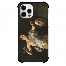 Caravaggio David With The Head of Goliath Phone Case For iPhone and Samsung Galaxy Devices - David With The Head of Goliath Painting Baroque Artwork