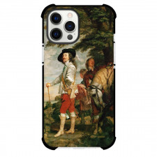 Anthony Van Dyck Charles I at the Hunt Phone Case For iPhone and Samsung Galaxy Devices - Charles I at the Hunt Painting Baroque Artwork
