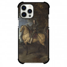 Anthony Van Dyck Equestrian Portrait of Charles I Phone Case For iPhone and Samsung Galaxy Devices - Equestrian Portrait of Charles I Painting Baroque Artwork