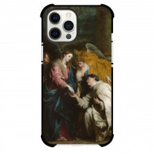 Anthony Van Dyck The Vision of the Blessed Herman Joseph Phone Case For iPhone and Samsung Galaxy Devices - The Raising of The Cross Baroque Artwork
