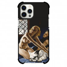 Francis Picabia Women With Bulldog Phone Case For iPhone and Samsung Galaxy Devices - Women With Bulldog Painting Cubist Artwork