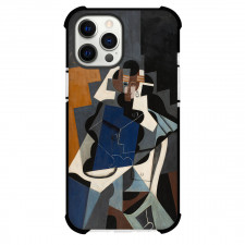 Juan Gris Seated Woman Phone Case For iPhone and Samsung Galaxy Devices - Seated Woman Painting Cubist Artwork