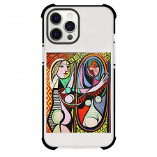 Pablo Picasso Girl Before A Mirror Phone Case For iPhone and Samsung Galaxy Devices - Girl Before A Mirror Painting Cubist Artwork