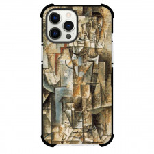 Pablo Picasso Man With A Guitar Phone Case For iPhone and Samsung Galaxy Devices - Man With A Guitar Painting Cubist Artwork