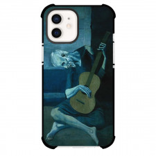 Pablo Picasso The Old Guitarist Phone Case For iPhone and Samsung Galaxy Devices - The Old Guitarist Painting Cubist Artwork