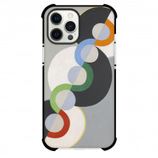 Robert Delaunay Endless Rhythm Phone Case For iPhone and Samsung Galaxy Devices - Endless Rhythm Painting Cubist Artwork