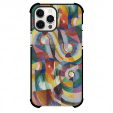 Sonia Delaunay Terk Electric Prisms Phone Case For iPhone and Samsung Galaxy Devices - Electric Prisms Painting Cubist Artwork