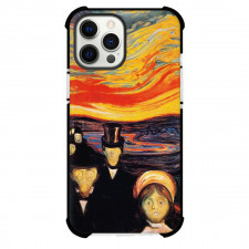 Edvard Munch Anxiety Phone Case For iPhone and Samsung Galaxy Devices - Anxiety Painting Expressionist Artwork