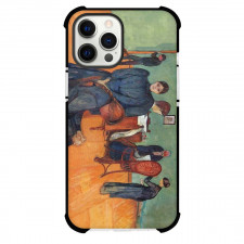 Edvard Munch Death In The Sickroom Phone Case For iPhone and Samsung Galaxy Devices - Death In The Sickroom Painting Expressionist Artwork