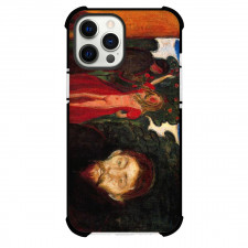 Edvard Munch Jealousy Phone Case For iPhone and Samsung Galaxy Devices - Jealousy Painting Expressionist Artwork