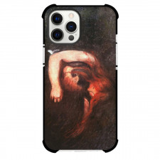 Edvard Munch Love And Pain Phone Case For iPhone and Samsung Galaxy Devices - Love And Pain Painting Expressionist Artwork