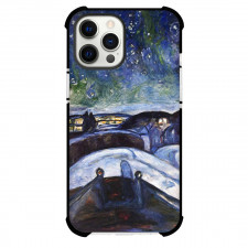 Edvard Munch Starry Night Phone Case For iPhone and Samsung Galaxy Devices - Starry Night Painting Expressionist Artwork