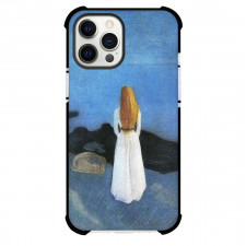 Edvard Munch Young Woman On The Shore Phone Case For iPhone and Samsung Galaxy Devices - Young Woman On The Shore Painting Expressionist Artwork