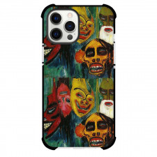 Emil Nolde Mask Still Life III Phone Case For iPhone and Samsung Galaxy Devices - Mask Still Life III Painting Expressionist Artwork