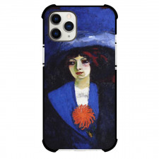 Kees Van Dongen Woman With Blue Hat Phone Case For iPhone and Samsung Galaxy Devices - Woman With Blue Hat Painting Fauvism Artwork
