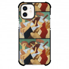 David Bomberg Bathing Scene Phone Case For iPhone and Samsung Galaxy Devices - Bathing Scene Painting Futurism Artwork