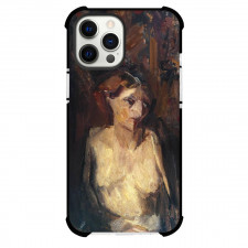 David Bomberg Lilian Phone Case For iPhone and Samsung Galaxy Devices - Lilian Painting Futurism Artwork