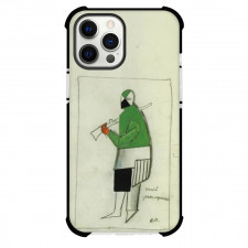 Kazimir Malevich Costume For Victory Phone Case For iPhone and Samsung Galaxy Devices - Costume for Victory Over The Sun Opera Painting Futurism Artwork