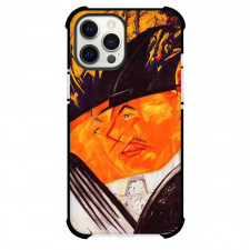 Natalia Goncharova Portrait of Larianov Phone Case For iPhone and Samsung Galaxy Devices - Portrait of Larianov Painting Futurism Artwork