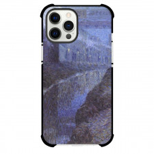Oleksandr Bogomazov A Bridge Phone Case For iPhone and Samsung Galaxy Devices - A Bridge Painting Futurism Artwork