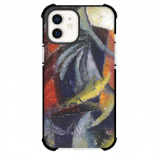 Oleksandr Bogomazov Abstract Composition Phone Case For iPhone and Samsung Galaxy Devices - Abstract Composition Painting Futurism Artwork