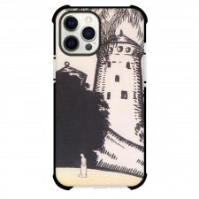 Oleksandr Bogomazov Female Silhouette Phone Case For iPhone and Samsung Galaxy Devices - Female Silhouette Painting Futurism Artwork