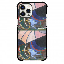 Oleksandr Bogomazov Girl With A Hoop Phone Case For iPhone and Samsung Galaxy Devices - Girl With A Hoop Painting Futurism Artwork