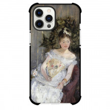 Berthe Morisot Young Girl in A Ball Gown Phone Case For iPhone and Samsung Galaxy Devices - Young Girl in A Ball Gown Painting Impressionist Artwork