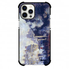 Claude Monet The Gare Saint-Lazare Phone Case For iPhone and Samsung Galaxy Devices - The Gare Saint-Lazare Painting Impressionist Artwork