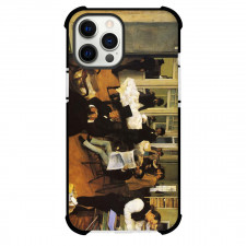 Edgar Degas A Cotton Office in New Orleans Phone Case For iPhone and Samsung Galaxy Devices - A Cotton Office in New Orleans Painting Impressionist Artwork