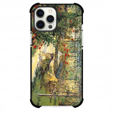 Edouard Manet The Bench My Garden Phone Case For iPhone and Samsung Galaxy Devices - The Bench My Garden Painting Impressionist Artwork