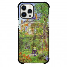Edouard Manet The Garden At Bellevue Phone Case For iPhone and Samsung Galaxy Devices - The Garden At Bellevue Painting Impressionist Artwork