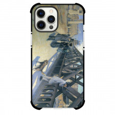 Gustave Caillebotte Le Pont De l Europe Phone Case For iPhone and Samsung Galaxy Devices - Le Pont De l Europe Painting Impressionist Artwork