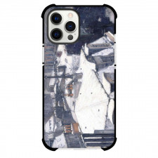 Gustave Caillebotte View of Rooftops Phone Case For iPhone and Samsung Galaxy Devices - View of Rooftops Painting Impressionist Artwork