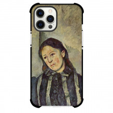 Paul Cezanne Portrait of Madame Cézanne Phone Case For iPhone and Samsung Galaxy Devices - Portrait of Madame Cézanne Painting Impressionist Artwork