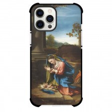Antonio Da Correggio Adoration of The Child Phone Case For iPhone Samsung Galaxy Pixel OnePlus Vivo Xiaomi Asus Sony Motorola Nokia - Adoration of The Child Painting Mannerism Artwork