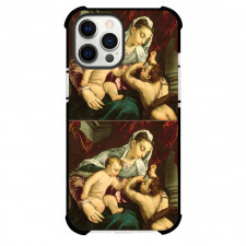 Jacopo Bassano Virgin And Child Phone Case For iPhone Samsung Galaxy Pixel OnePlus Vivo Xiaomi Asus Sony Motorola Nokia - Virgin And Child With The Young Saint John Painting Mannerism Artwork