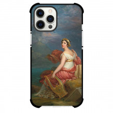 François Gerard Corinna With Her Harp Phone Case For iPhone and Samsung Galaxy Devices - Corinna With Her Harp Painting Neoclassicism Artwork