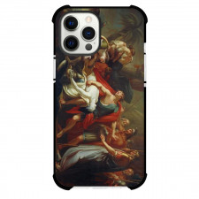 Gavin Hamilton Achilles Lamenting Phone Case For iPhone and Samsung Galaxy Devices - Achilles Lamenting The Death of Patroclus Painting Neoclassicism Artwork