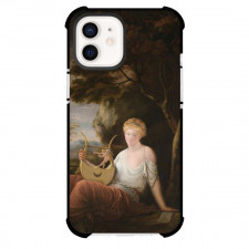 Gavin Hamilton Woman With A Lyre Phone Case For iPhone and Samsung Galaxy Devices - Woman With A Lyre Painting Neoclassicism Artwork