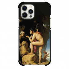 Jean Auguste Dominique Ingres Oedipus And The Sphinx Phone Case For iPhone and Samsung Galaxy Devices - Oedipus And The Sphinx Painting Neoclassicism Artwork