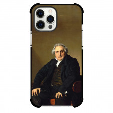 Jean Auguste Dominique Ingres Portrait of Monsieur Bertin Phone Case For iPhone and Samsung Galaxy Devices - Portrait of Monsieur Bertin Painting Neoclassicism Artwork
