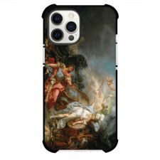 Jacques-Louis David Minerva Fighting Mars Phone Case For iPhone and Samsung Galaxy Devices - Minerva Fighting Mars Painting Neoclassicism Artwork