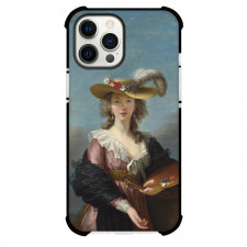 Elisabeth Vigee Le Brun Self-Portrait in A Straw Hat Phone Case For iPhone and Samsung Galaxy Devices - Self-Portrait in A Straw Hat Painting Neoclassicism Artwork