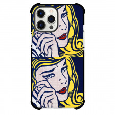 Roy Lichtenstein Crying Girl Phone Case For iPhone Samsung Galaxy Pixel OnePlus Vivo Xiaomi Asus Sony Motorola Nokia - Crying Girl Painting Pop Art Artwork