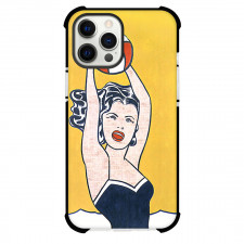Roy Lichtenstein Girl With Ball Phone Case For iPhone Samsung Galaxy Pixel OnePlus Vivo Xiaomi Asus Sony Motorola Nokia - Girl With Ball Painting Pop Art Artwork