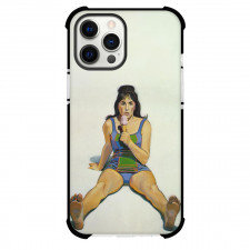 Wayne Thiebaud Girl With Ice Cream Cone Phone Case For iPhone Samsung Galaxy Pixel OnePlus Vivo Xiaomi Asus Sony Motorola Nokia - Girl With Ice Cream Cone Painting Pop Art Artwork