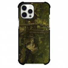 Camille Corot In The Forest Phone Case For iPhone and Samsung Galaxy Devices - In the Forest of Fontainebleau Painting Realism Artwork