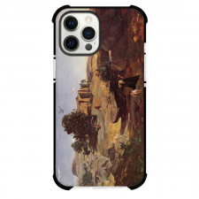 Camille Corot Hagar In The Wilderness Phone Case For iPhone and Samsung Galaxy Devices - Hagar In The Wilderness Painting Realism Artwork